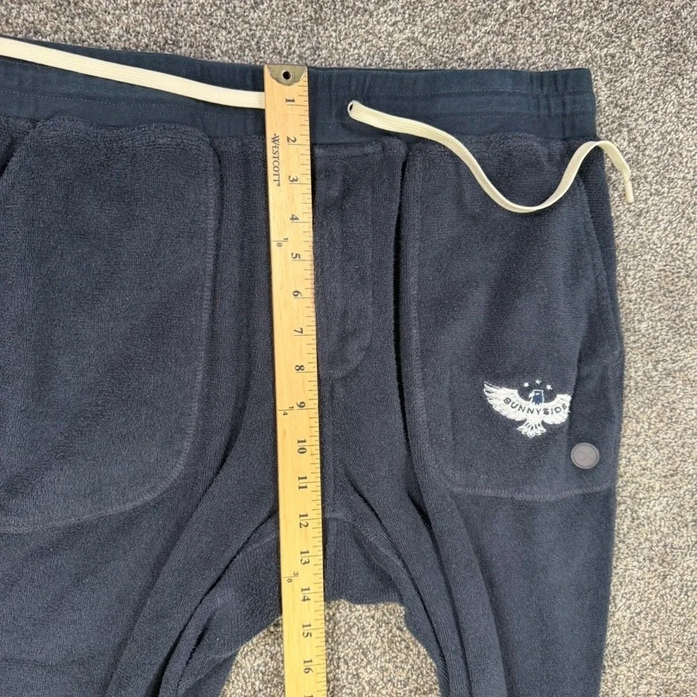 Outerknown Hightide Sunnyside Sweatpants Mens Large Navy Blue Terry Cloth Jogger